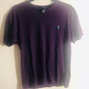 Ralph Lauren Purple/ Teal Polo Tee